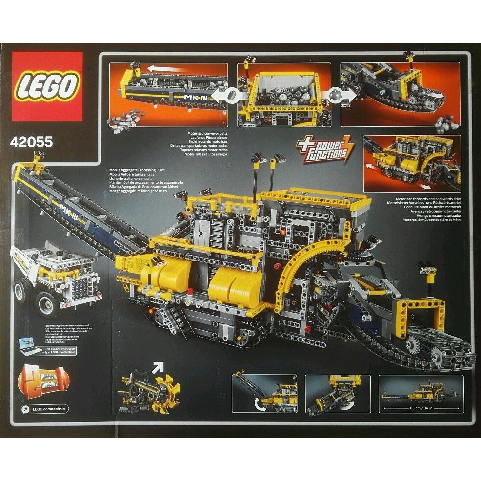 Lego Technic. Лего Техник. Роторный экскаватор  